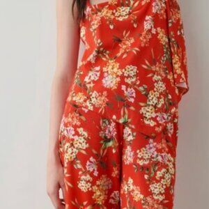 zara two piece set (asymetrical top and pants)